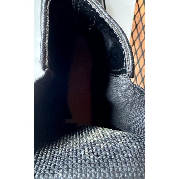 Women's Unlisted Brand Mid Heel Black Leather Upper Boots w/Silver Accent Size 8 - Picture 12 of 16